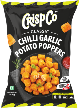 Chilli Garlic Potato Poppers Crispco